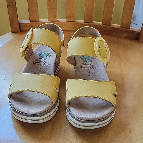 Spring Step Suede Sandal - Picture 2 of 7